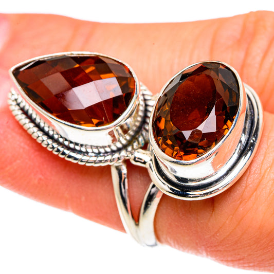 Mandarin Citrine Rings handcrafted by Ana Silver Co - RING84393