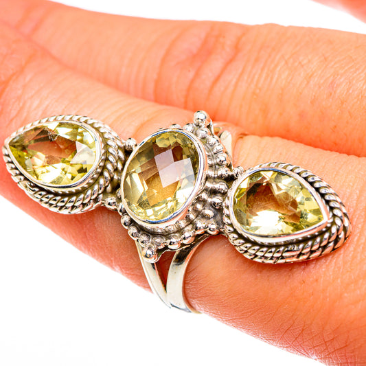 Citrine Rings handcrafted by Ana Silver Co - RING84406