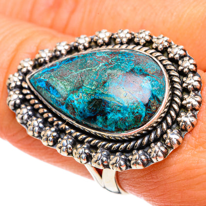 Shattuckite Rings handcrafted by Ana Silver Co - RING84410