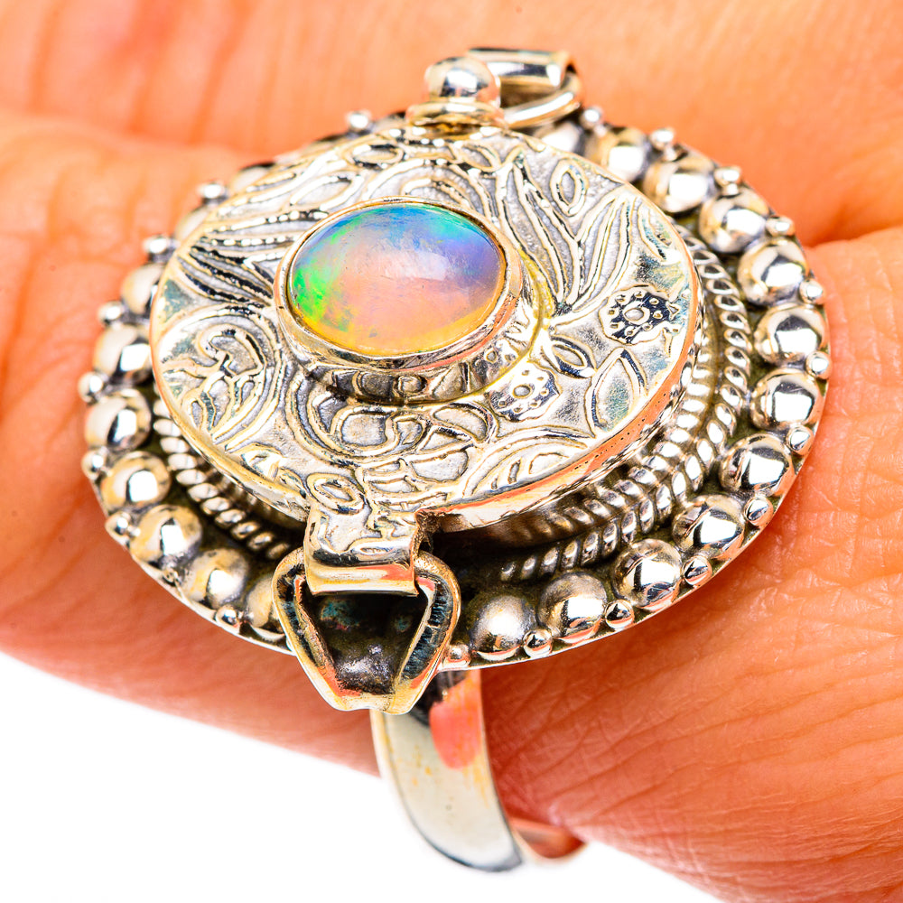 Ethiopian Opal Rings handcrafted by Ana Silver Co - RING84428