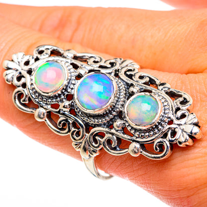 Ethiopian Opal Rings handcrafted by Ana Silver Co - RING84429