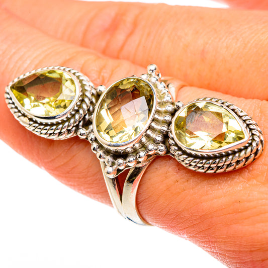 Citrine Rings handcrafted by Ana Silver Co - RING84430
