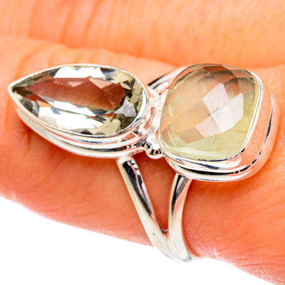 Prehnite Rings handcrafted by Ana Silver Co - RING84438