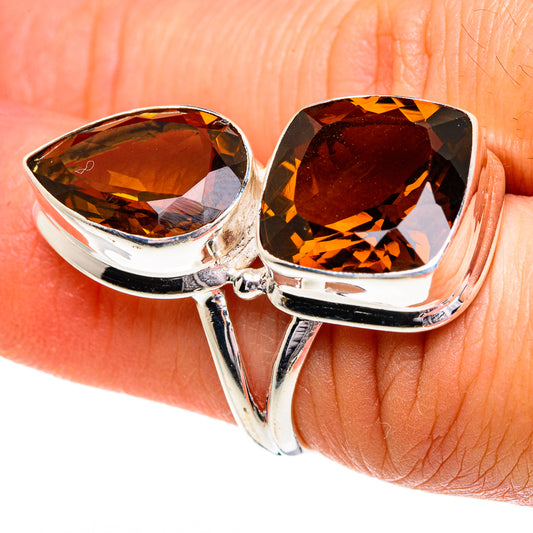 Mandarin Citrine Rings handcrafted by Ana Silver Co - RING84454