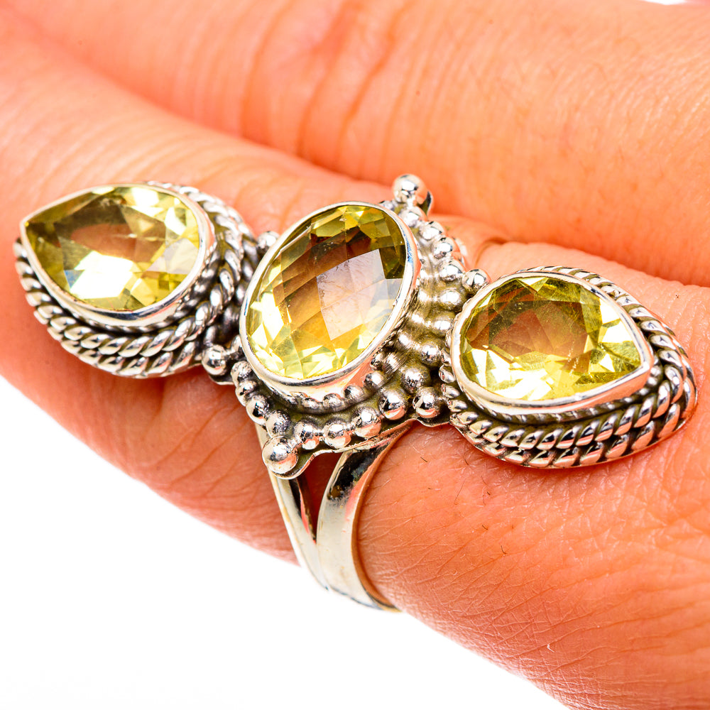 Citrine Rings handcrafted by Ana Silver Co - RING84465