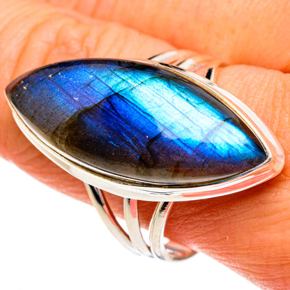 Labradorite Rings handcrafted by Ana Silver Co - RING84466