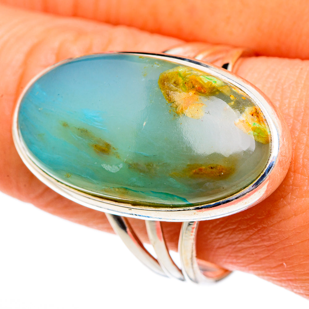 Peruvian Opal Rings handcrafted by Ana Silver Co - RING84467