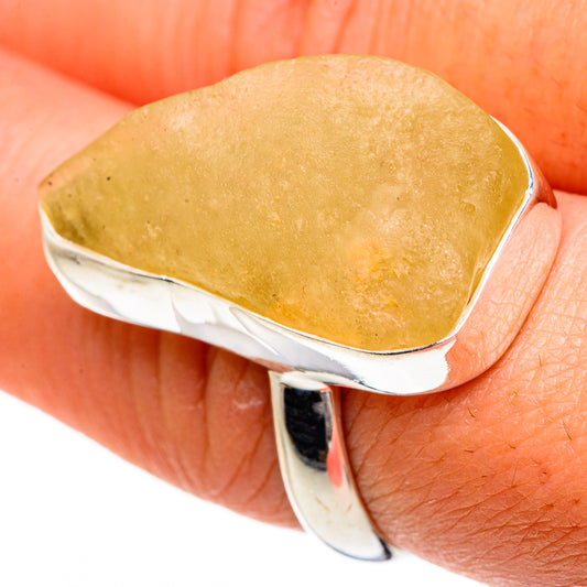 Libyan Glass Rings handcrafted by Ana Silver Co - RING84472