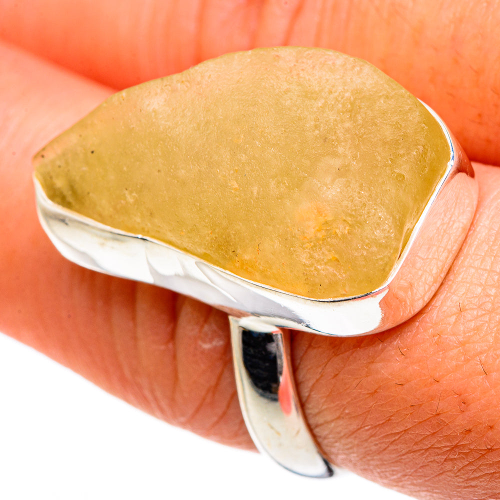 Libyan Glass Rings handcrafted by Ana Silver Co - RING84472