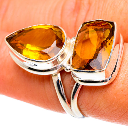 Mandarin Citrine Rings handcrafted by Ana Silver Co - RING84473