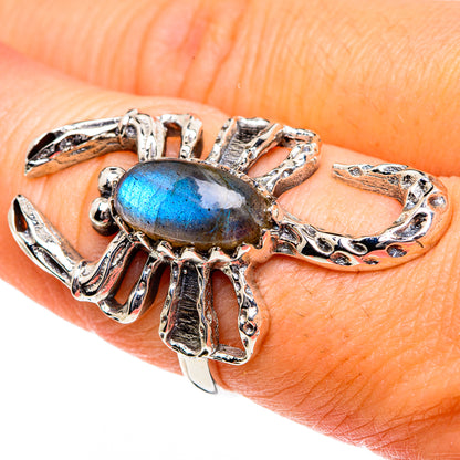 Labradorite Rings handcrafted by Ana Silver Co - RING84478