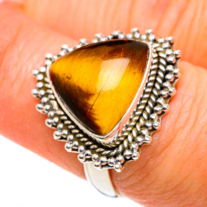 Tiger Eye Rings handcrafted by Ana Silver Co - RING84485