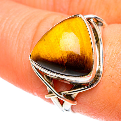 Tiger Eye Rings handcrafted by Ana Silver Co - RING84487