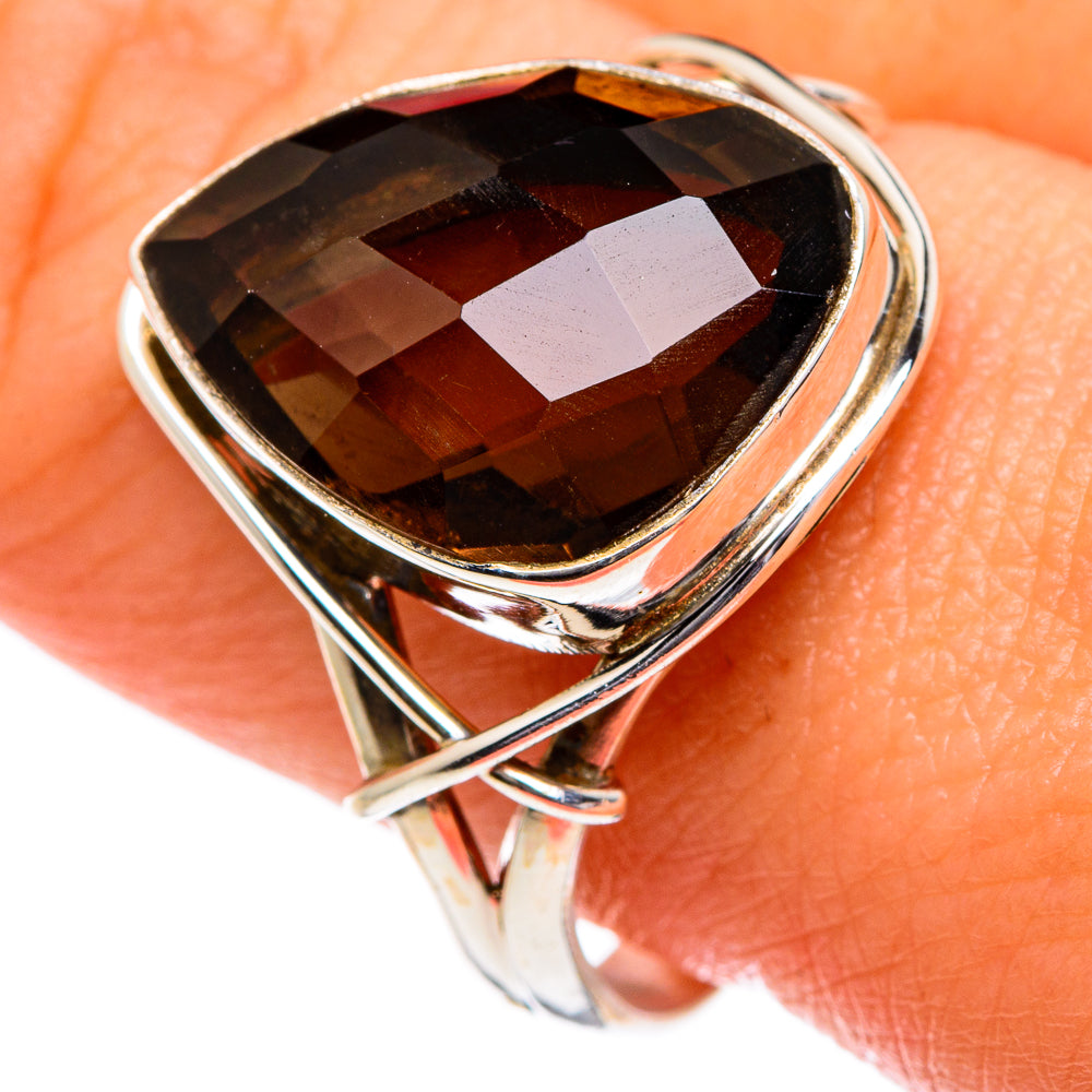 Smoky Quartz Rings handcrafted by Ana Silver Co - RING84488
