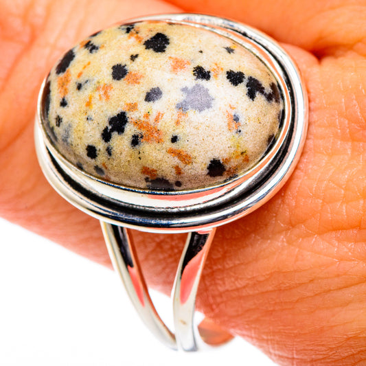 Dalmatian Jasper Rings handcrafted by Ana Silver Co - RING84490