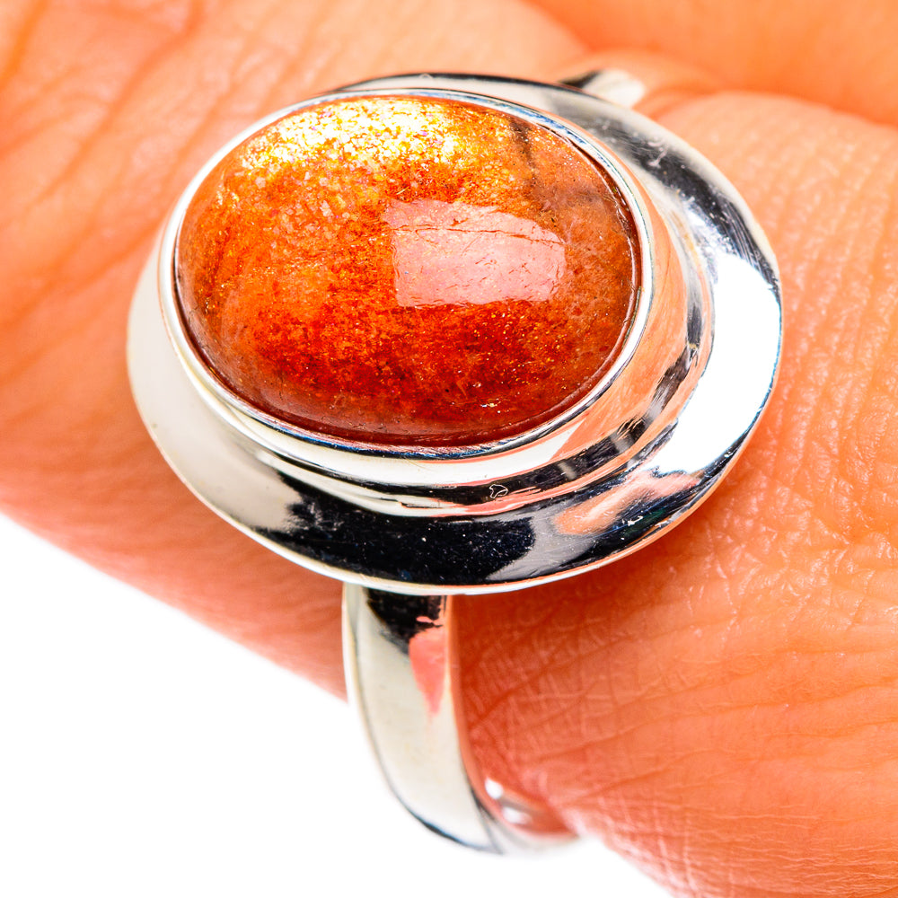 Sunstone Rings handcrafted by Ana Silver Co - RING84492