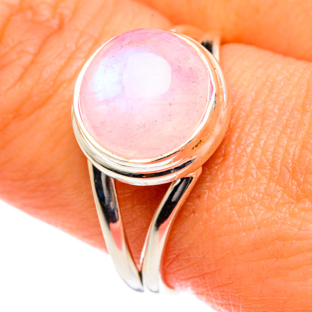 Rose Quartz Rings handcrafted by Ana Silver Co - RING84495