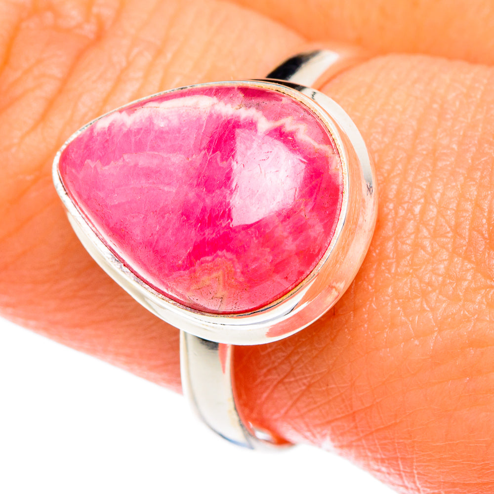 Rhodochrosite Rings handcrafted by Ana Silver Co - RING84496