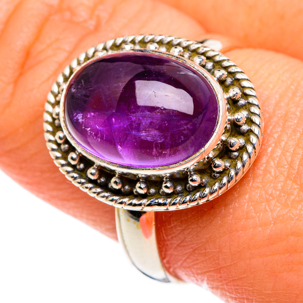 Amethyst Rings handcrafted by Ana Silver Co - RING84497