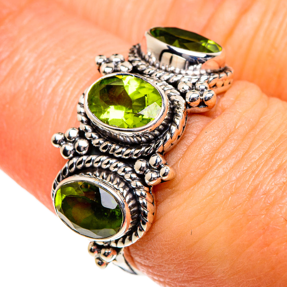 Peridot Rings handcrafted by Ana Silver Co - RING84516
