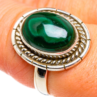 Malachite Rings handcrafted by Ana Silver Co - RING84517