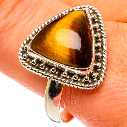 Tiger Eye Rings handcrafted by Ana Silver Co - RING84524