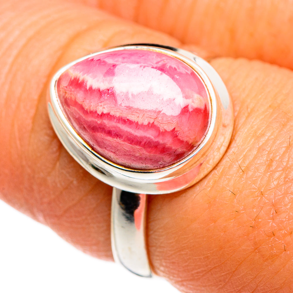 Rhodochrosite Rings handcrafted by Ana Silver Co - RING84528