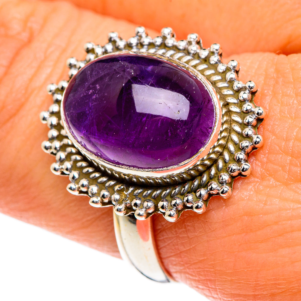Amethyst Rings handcrafted by Ana Silver Co - RING84532