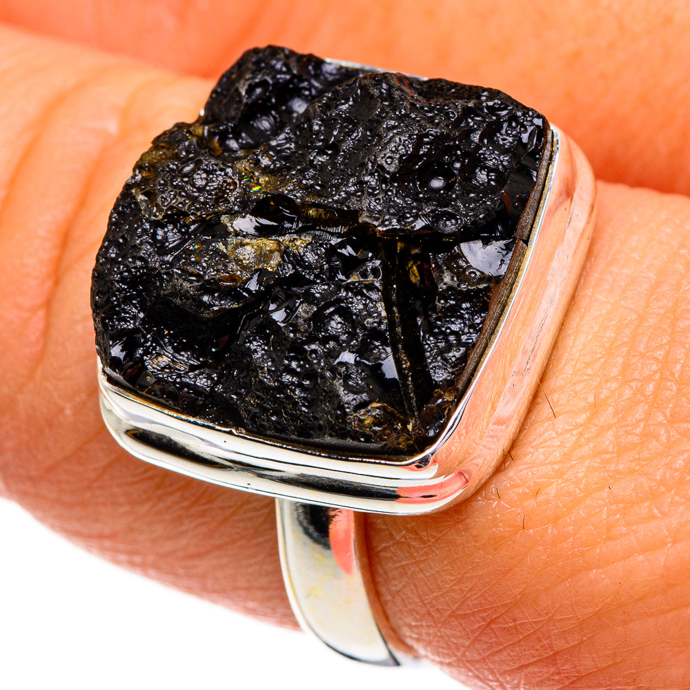 Tektite Rings handcrafted by Ana Silver Co - RING84534