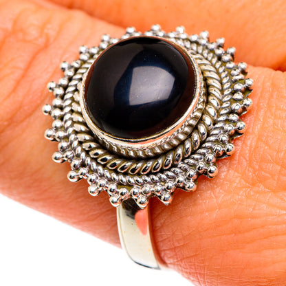 Black Onyx Rings handcrafted by Ana Silver Co - RING84535