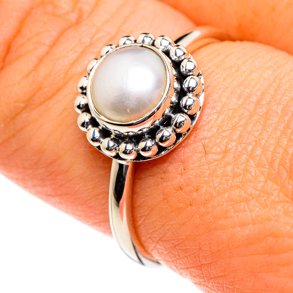 Cultured Pearl Rings handcrafted by Ana Silver Co - RING84539