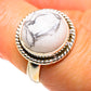 Howlite Rings handcrafted by Ana Silver Co - RING84541