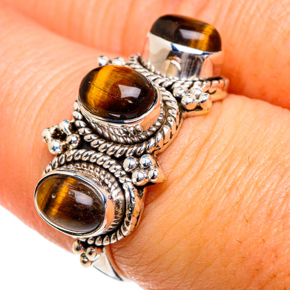 Tiger Eye Rings handcrafted by Ana Silver Co - RING84557