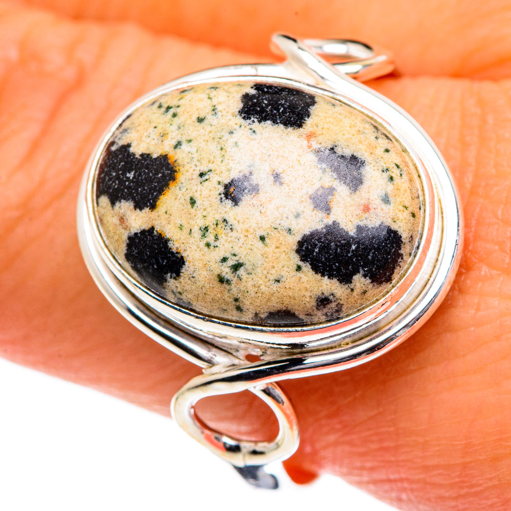Dalmatian Jasper Rings handcrafted by Ana Silver Co - RING84560