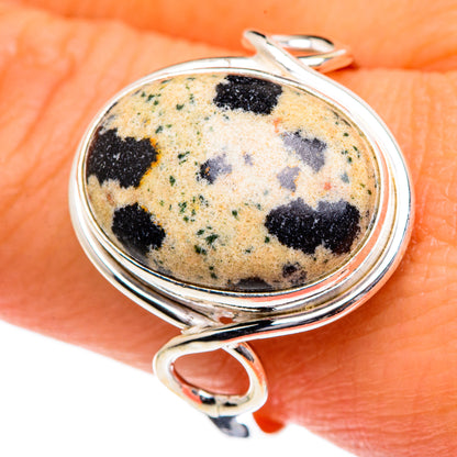 Dalmatian Jasper Rings handcrafted by Ana Silver Co - RING84560