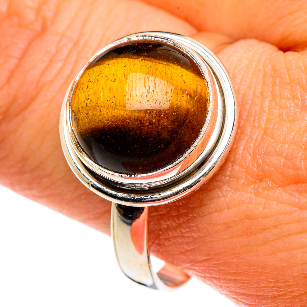 Tiger Eye Rings handcrafted by Ana Silver Co - RING84561