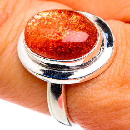 Sunstone Rings handcrafted by Ana Silver Co - RING84562