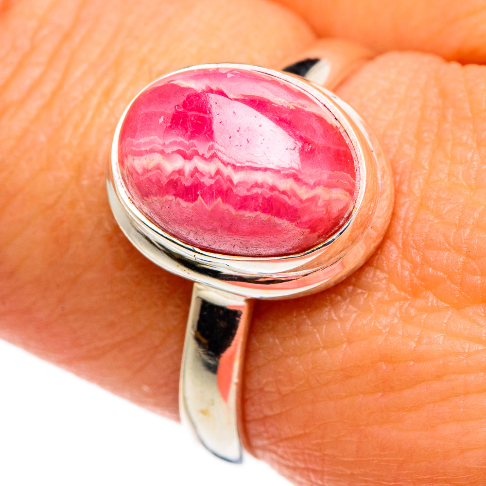 Rhodochrosite Rings handcrafted by Ana Silver Co - RING84565