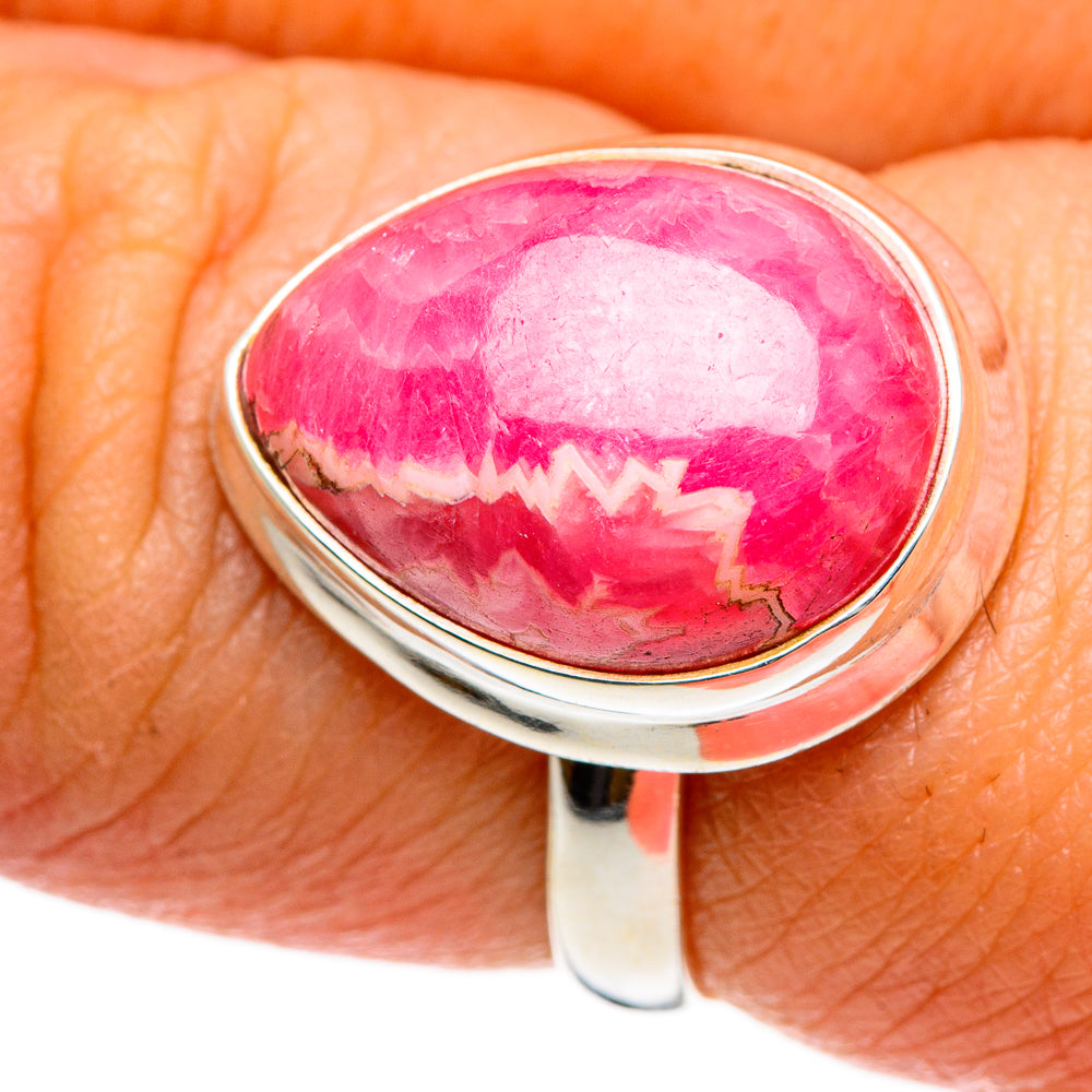 Rhodochrosite Rings handcrafted by Ana Silver Co - RING84567