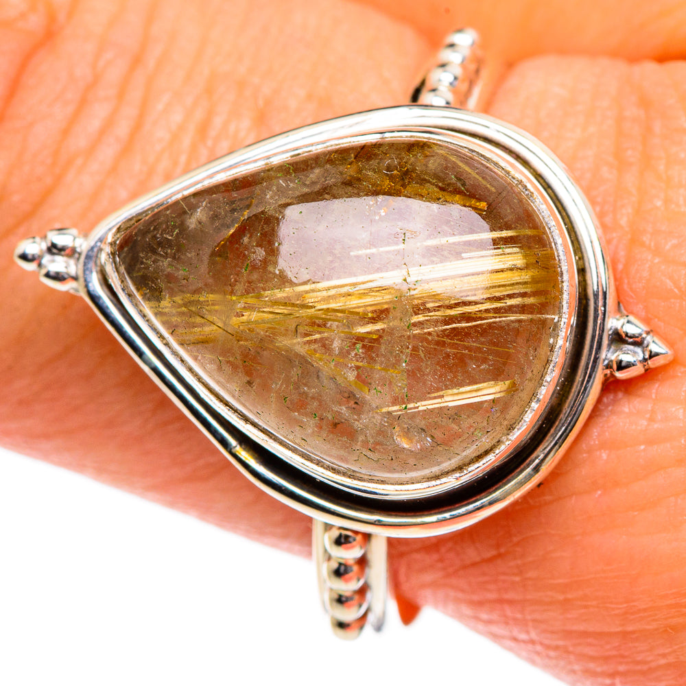 Rutilated Quartz Rings handcrafted by Ana Silver Co - RING84571