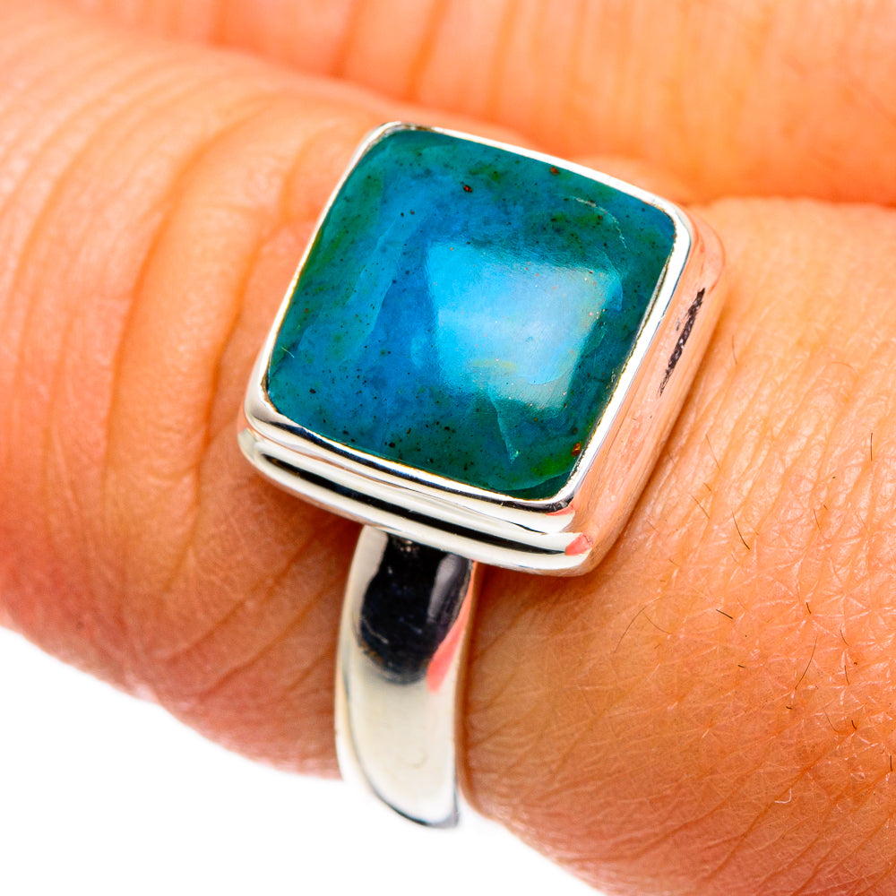Peruvian Opal Rings handcrafted by Ana Silver Co - RING84586