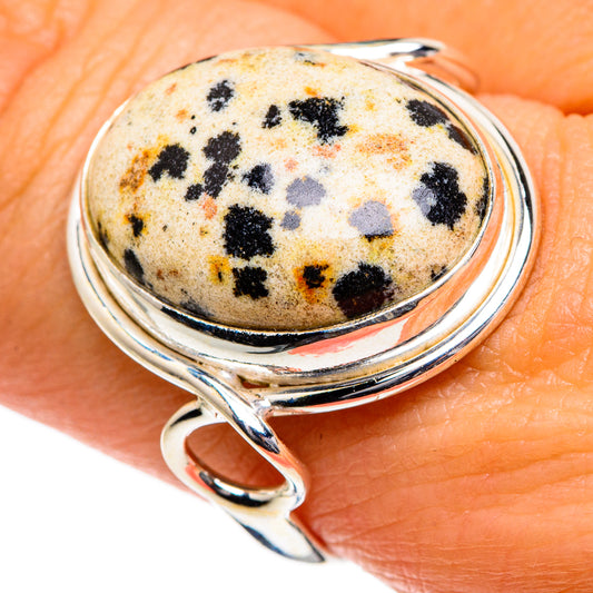 Dalmatian Jasper Rings handcrafted by Ana Silver Co - RING84600