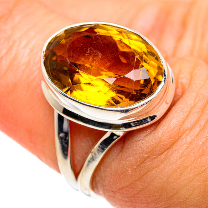 Mandarin Citrine Rings handcrafted by Ana Silver Co - RING84601