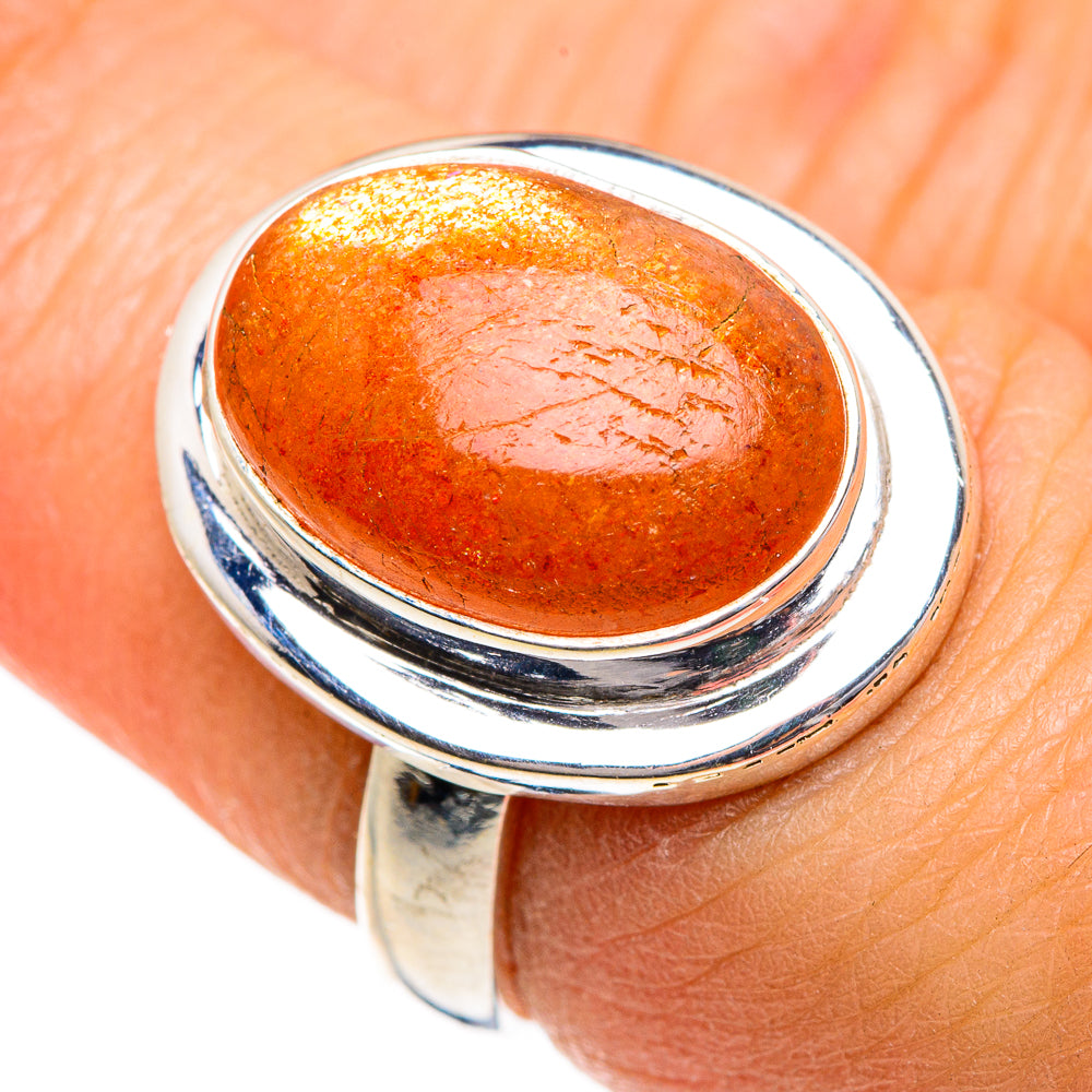 Sunstone Rings handcrafted by Ana Silver Co - RING84602