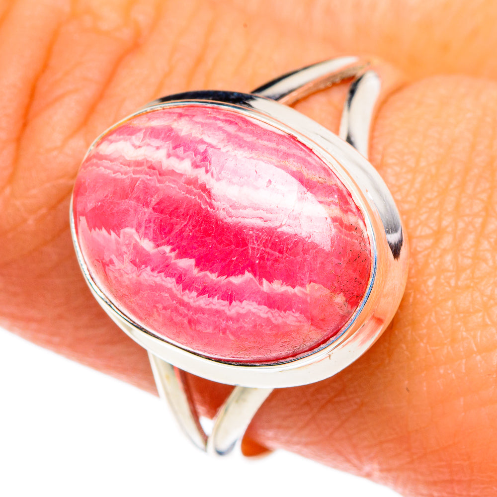 Rhodochrosite Rings handcrafted by Ana Silver Co - RING84606