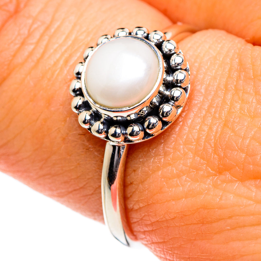 Cultured Pearl Rings handcrafted by Ana Silver Co - RING84617