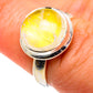 Yellow Moonstone Rings handcrafted by Ana Silver Co - RING84621