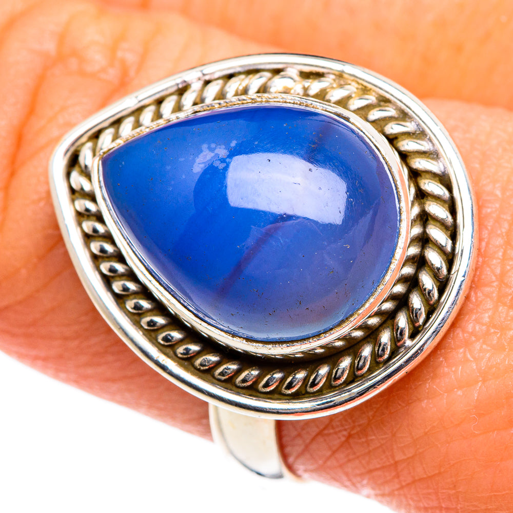 Chalcedony Rings handcrafted by Ana Silver Co - RING84626