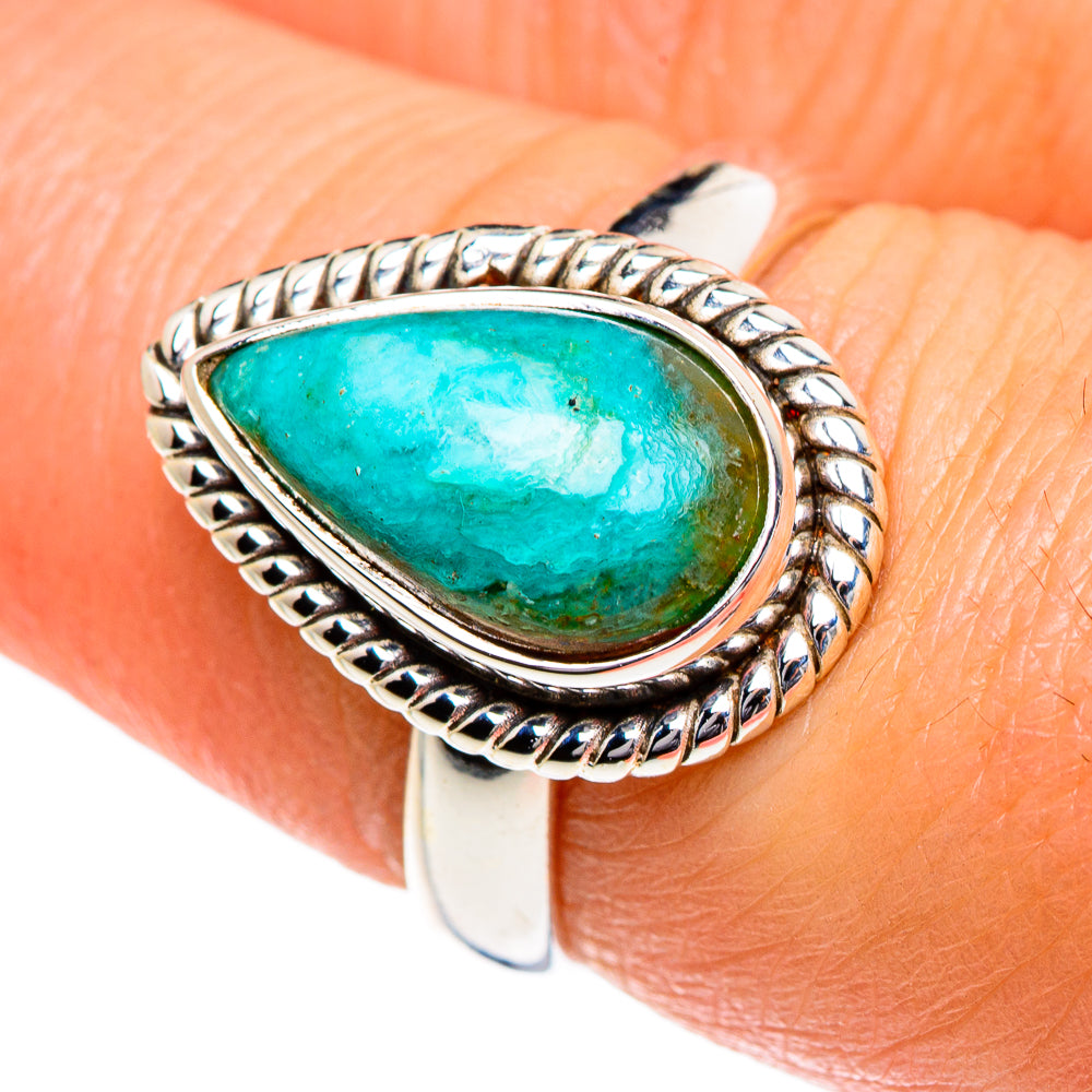 Peruvian Opal Rings handcrafted by Ana Silver Co - RING84627