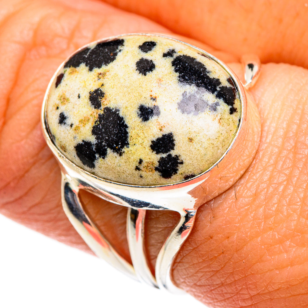 Dalmatian Jasper Rings handcrafted by Ana Silver Co - RING84638